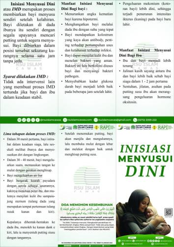 LEAFLET INISIASI MENYUSUI DINI 